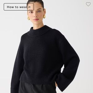 Jcrew Chunky crewneck sweater in Supersoft yarn